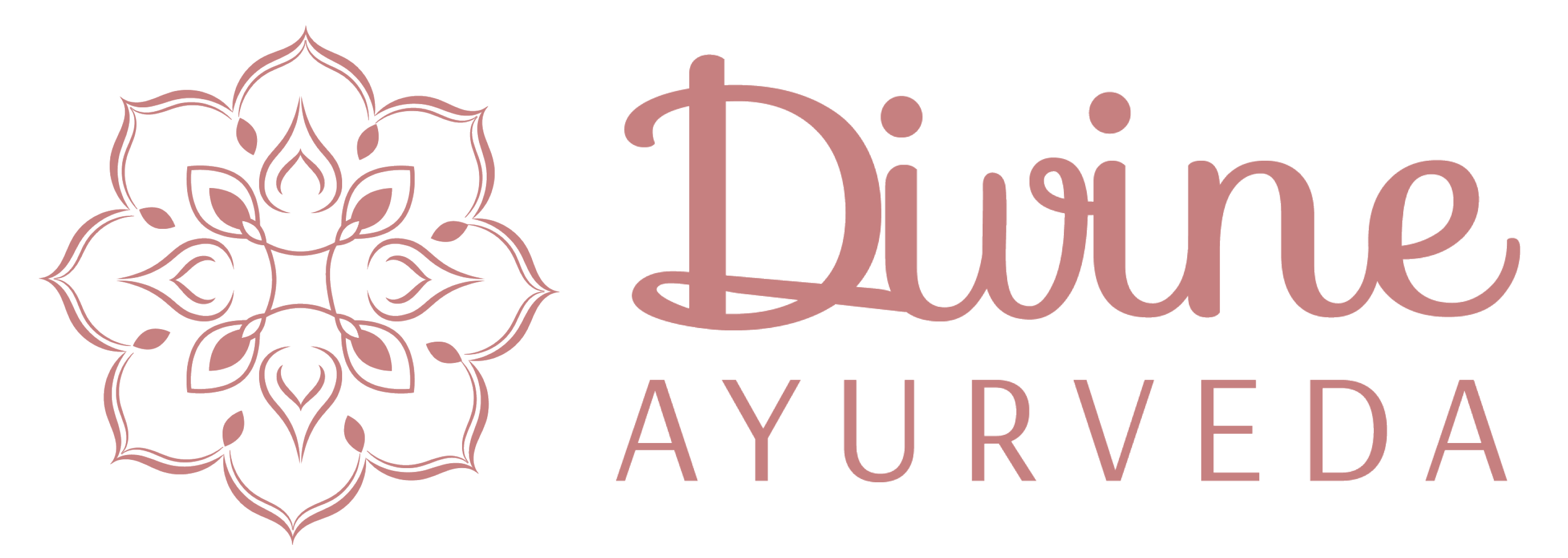Divine Ayurveda - Logo - Roze